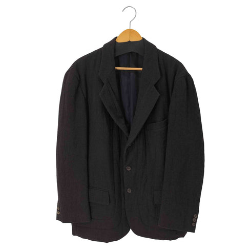 コムデギャルソンオムプリュス COMME des GARCONS HOMME PLUS AD1992 90S 段返り3ボタン ツイードテーラードジャケット メンズ JPN:M