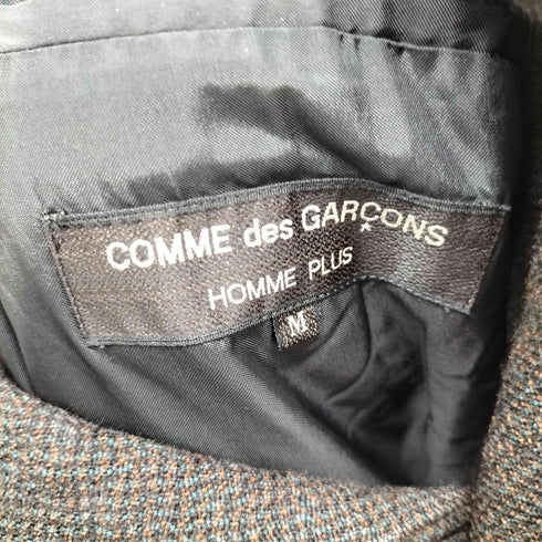 コムデギャルソンオムプリュス COMME des GARCONS HOMME PLUS AD1992 90S 段返り3ボタン ツイードテーラードジャケット メンズ JPN:M