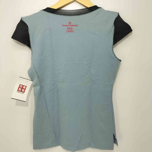 ヴィヴィアンウエストウッドレッドレーベル Vivienne Westwood RED LABEL 背面ロゴ Y2K チビT ショートスリーブカットソー レディース JPN:2