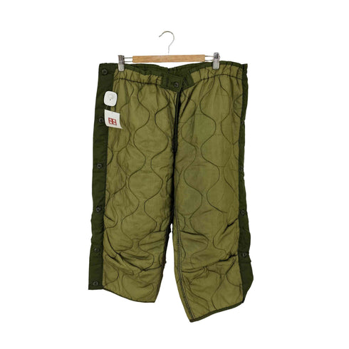ユーエスアーミー U.S. ARMY M-65 Cold Weather Trouser Pants Liner キルティングライナーパンツ メンズ LARGE-SHORT