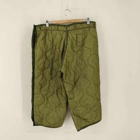 ユーエスアーミー U.S. ARMY M-65 Cold Weather Trouser Pants Liner キルティングライナーパンツ メンズ LARGE-SHORT