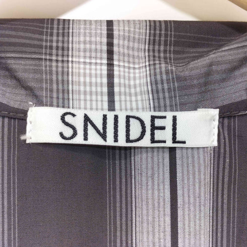 スナイデル snidel 2021SS チェック コルセット デザイン シャツワンピース レディース JPN:0