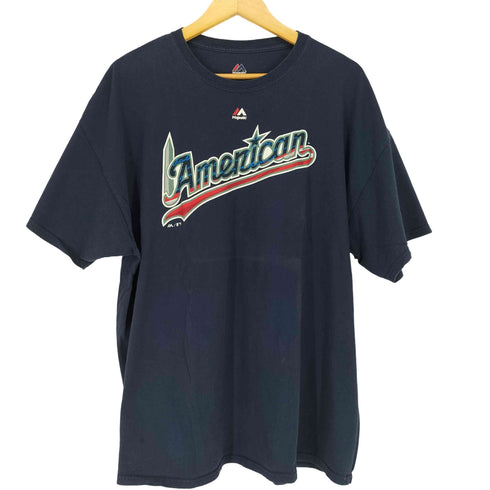 マジェスティックアスレチック Majestic ATHELETIC ナンバリングコットンゲームシャツ メンズ 2XL