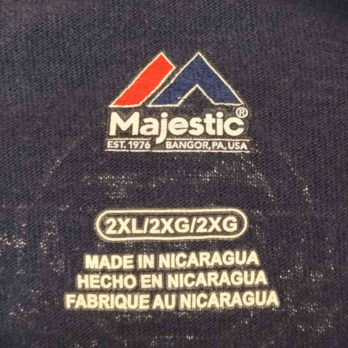 マジェスティックアスレチック Majestic ATHELETIC ナンバリングコットンゲームシャツ メンズ 2XL