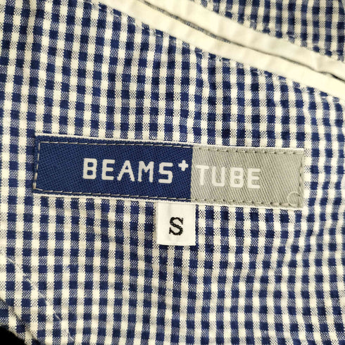 ビームスプラス BEAMS+ TUBE シアサッカー ギンガム 3Bシングルテーラードジャケット メンズ JPN:S