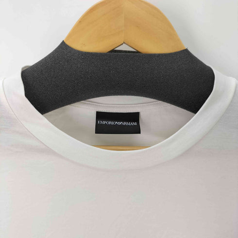 エンポリオアルマーニ EMPORIO ARMANI バイカラーロゴ刺繍 S/S TEE メンズ JPN:S