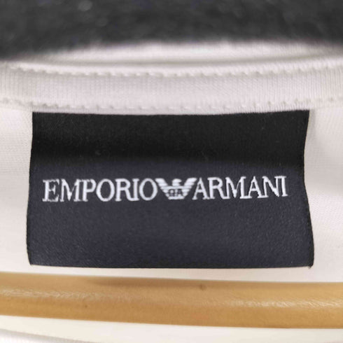 エンポリオアルマーニ EMPORIO ARMANI バイカラーロゴ刺繍 S/S TEE メンズ JPN:S