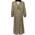 ウィルセレクション WILLSELECTION 花柄 レースアップ マキシワンピース レディース import:M