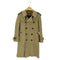 アクアスキュータム AQUASCUTUM 英国製 kingsway 裏地チェック柄 トレンチコート メンズ UK:34