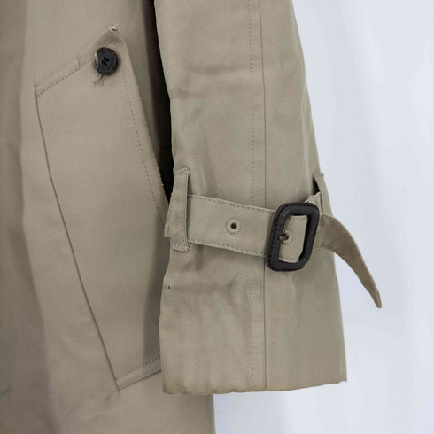 アクアスキュータム AQUASCUTUM 英国製 kingsway 裏地チェック柄 トレンチコート メンズ UK:34
