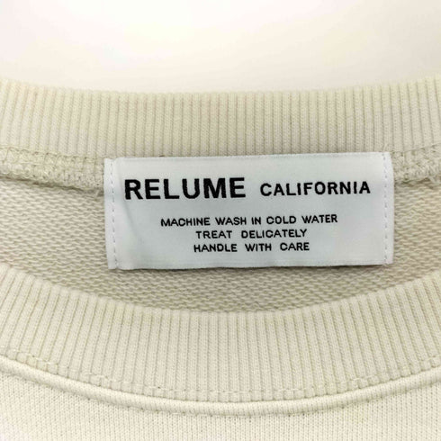 ジャーナルスタンダードレリューム JOURNAL STANDARD relume 2023AW クルーネック スリットスウェット メンズ JPN:M