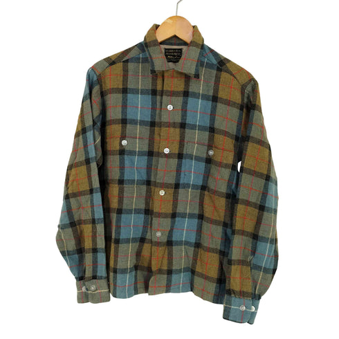 シアーズ Sears PERMA PREST オープンカラーシャツ メンズ import:S