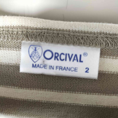 オーチバル ORCIVAL ボートネック バスクシャツ ボーダー レディース US:0-2