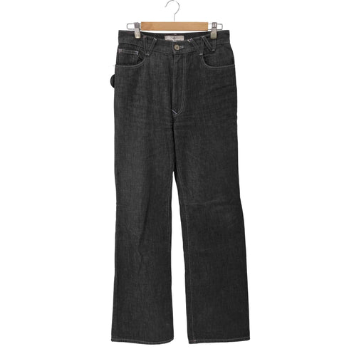 ヴィヴィアンウエストウッド Vivienne Westwood RAY 5 POCKET JEANS ブラックデニムパンツ バック刺繍 メンズ 28