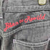 ヴィヴィアンウエストウッド Vivienne Westwood RAY 5 POCKET JEANS ブラックデニムパンツ バック刺繍 メンズ 28