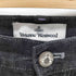 ヴィヴィアンウエストウッド Vivienne Westwood RAY 5 POCKET JEANS ブラックデニムパンツ バック刺繍 メンズ 28