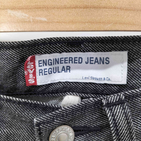 リーバイス Levis 立体裁断 ブラックデニムパンツ メンズ