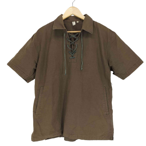 ALLIX DESIGN レースアップS/S シャツ メンズ JPN:XL