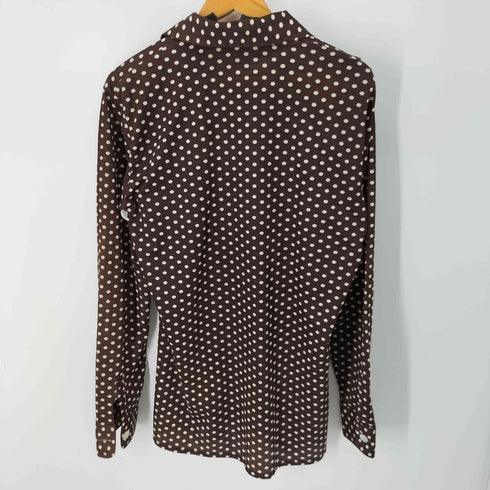 CAREER CLUB 70S USA製 ドットシャツ 水玉 開襟シャツ メンズ import:L