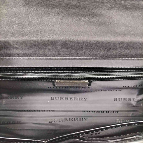 バーバリー BURBERRY エナメル ハンド バッグ レディース