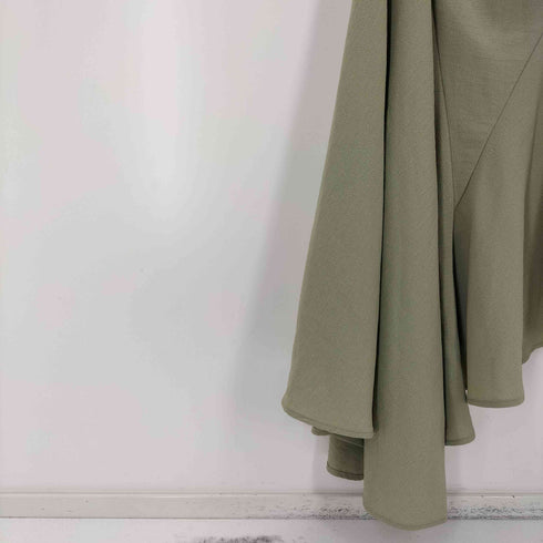 ザラ ZARA ドレープディテール入りミディ丈ワンピース レディース import:XS