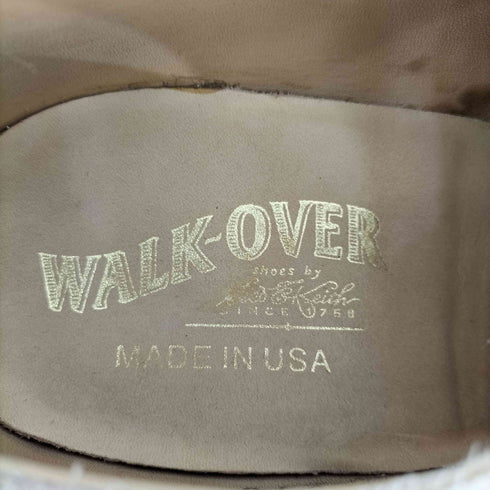 ウォークオーバー WALK OVER USA製 32078 スエード プレーントゥシューズ メンズ US:9