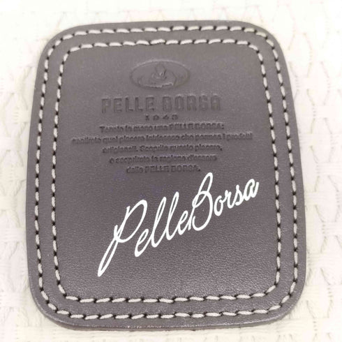 ペレボルサ PELLE BORSA ボディバッグ サコッシュ ショルダー バッグ グレージュ レディース