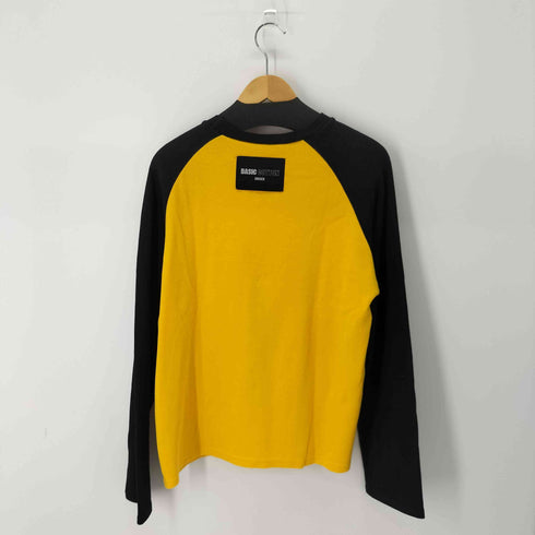 BASIC COTTON ワンポイント プリントL/Sラグランカットソー 韓国 ストリート レディース FREE