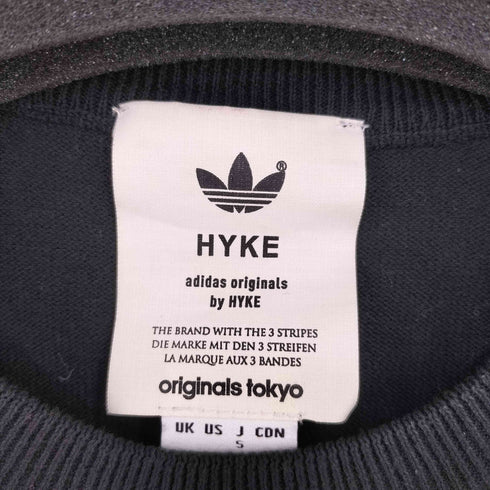 ハイク HYKE リブライン クルーネックニット レディース JPN:S