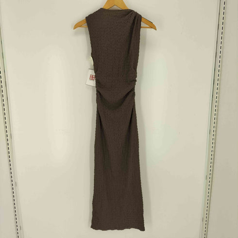 ザラ ZARA ノットテクスチャロングワンピース レディース import:S