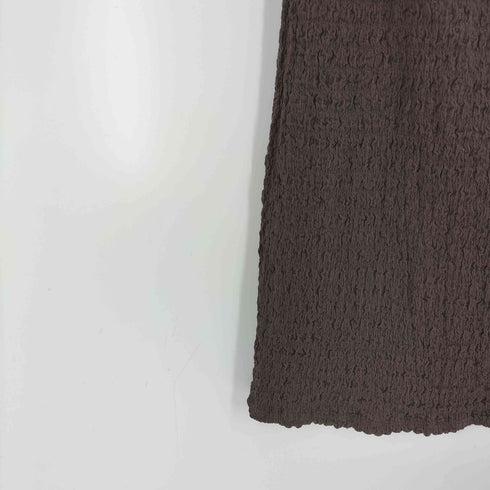 ザラ ZARA ノットテクスチャロングワンピース レディース import:S