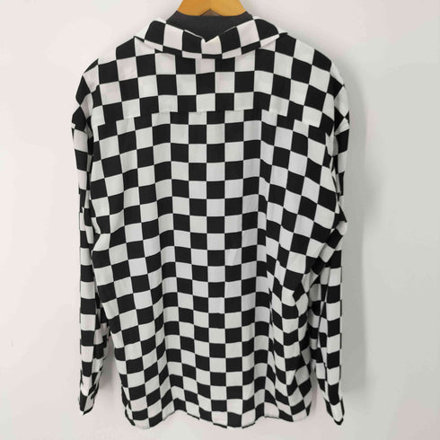 ナインナッツバイニッシー NINE NUTS by nissy L/Sオープンカラーチェックシャツ ボックス チェッカーフラッグ メンズ