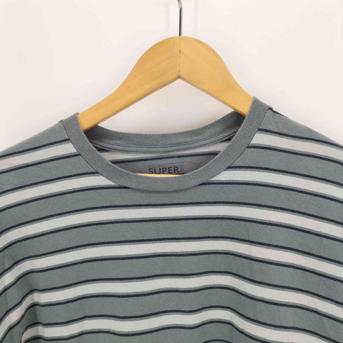 ホリデイ holiday SUPER FINE BORDER L/S T-SHIRT メンズ XXL