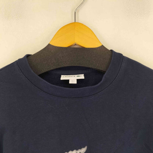 ラコステ LACOSTE フロッキープリントクルーネックスウェット メンズ L