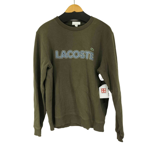 ラコステ LACOSTE ワッペンクルーネックスウェット メンズ L