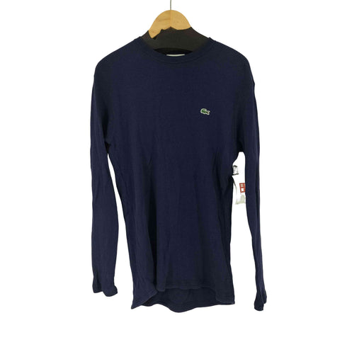 ラコステ LACOSTE リネンコットンブレンド ワッフルTシャツ メンズ M