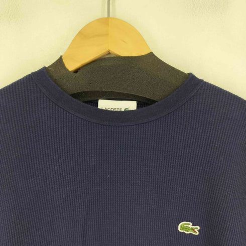 ラコステ LACOSTE リネンコットンブレンド ワッフルTシャツ メンズ M