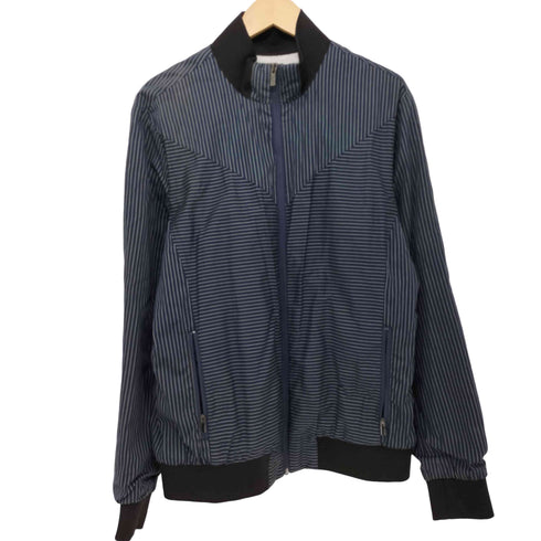 カルバンクライン CALVIN KLEIN ストライプ ジップアップブルゾン トレーニングジャケット メンズ import:M