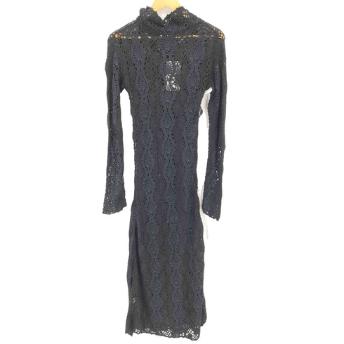 ザラ ZARA LONG CROCHETED KNIT DRESS LIMITED EDITION レディース import:S