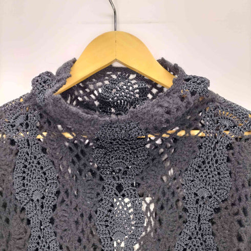 ザラ ZARA LONG CROCHETED KNIT DRESS LIMITED EDITION レディース import:S