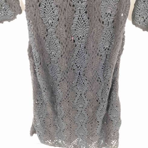 ザラ ZARA LONG CROCHETED KNIT DRESS LIMITED EDITION レディース import:S