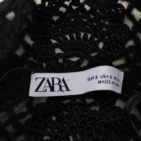 ザラ ZARA LONG CROCHETED KNIT DRESS LIMITED EDITION レディース import:S