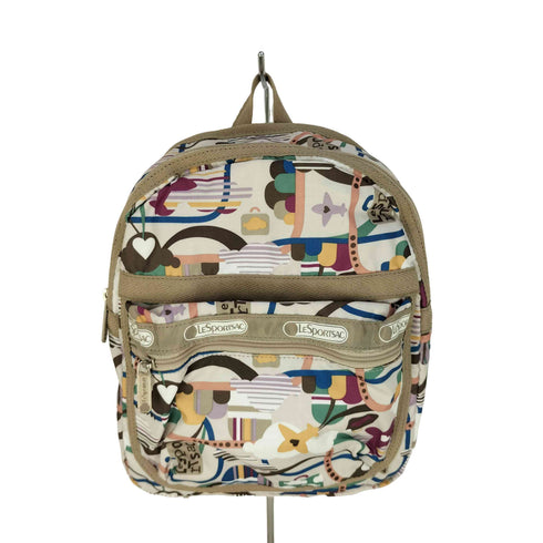 レスポートサック LeSportsac ポーチ付き 総柄 ミニバックパック リュック レディース