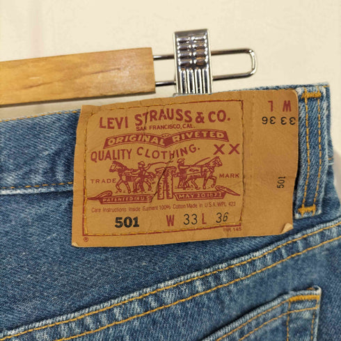 リーバイス Levis USA製 ボタン裏552刻印 501 デニムパンツ メンズ 33inch