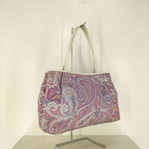エトロ ETRO イタリア製 ペイズリー ミニトートバッグ レディース