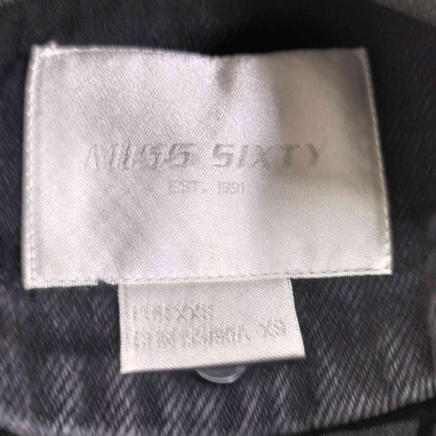 ミスシックスティ MISS SIXTY 裏地キルティング ファーデザインデニムトラッカージャケット レディース import:XS
