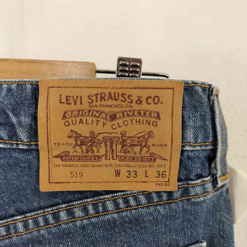 リーバイス Levis USA製 ボタン裏501刻印 519 デニムパンツ メンズ 33inch