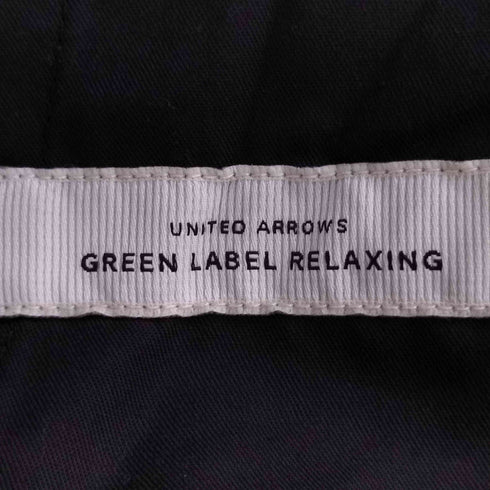 ユナイテッドアローズグリーンレーベルリラクシング UNITED ARROWS green label relaxing ホップサック WIDE 2P テーパード 9分丈 アンクルパンツ メンズ JPN:L