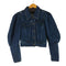 RIZHUO パワーショルダーデニムトラッカージャケット レディース import:S