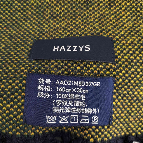 HAZZYS ウールマフラー メンズ